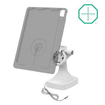 RAM-GDS-DOCKLR-D14-U3E-2A-GRY:RAM-GDS-DOCKLR-D14-U3E-2A-GRY_2:GDS Uni-Conn™ Powered Locking Tilt & Swivel Dock with PoE + Data - Gray