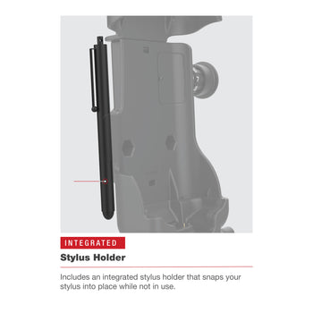 RAM-HOL-ZE17CL-2U:RAM-HOL-ZE17CL-2U_8:RAM Combo-Locking Form-Fit Powered Dock for Zebra TC53 & TC58