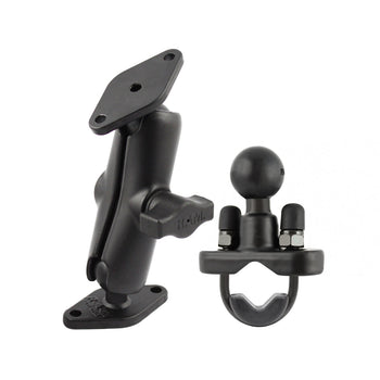 RAM-B-102-231ZU:RAM-B-102-231ZU_1:RAM Double Ball Mount with Additional U-Bolt Base