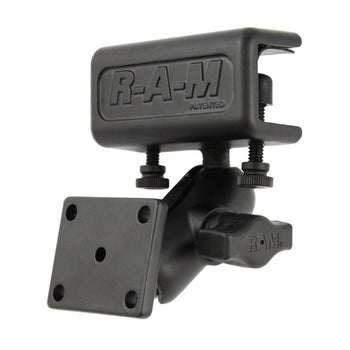 RAM-B-177-347U:RAM-B-177-347U_1:RAM Glare Shield Clamp Double Ball Mount with AMPS Hole Pattern