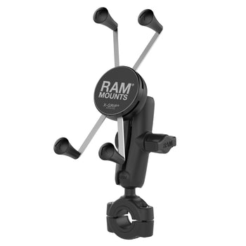 RAM-B-408-75-1-UN10U:RAM-B-408-75-1-UN10U_1:RAM X-Grip Large Phone Mount with Torque™ Medium Rail Base Medium Arm