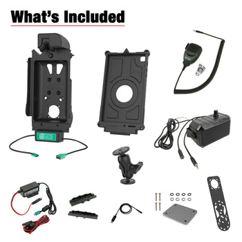 RAM-GDS-101B2-SAM80-PTT1U:RAM-GDS-101B2-SAM80-PTT1U_3:GDS Tough-Dock™ Universal PTT Vehicle Bundle for Tab A7 Lite 8.7