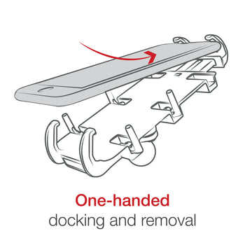 RAP-B-460-A-PD3U:RAP-B-460-A-PD3U_5:RAM Quick-Grip™ Phone Mount with RAM Tough-Strap™ Handlebar Base