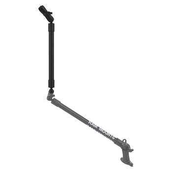 RAP-BB-230-18-201U:RAP-BB-230-18-201U_2:RAM 18" PVC Pipe Extension with Ball Ends & Double Socket Arm