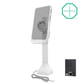RAM-GDS-DOCK-D11-14-U3E-GRY:RAM-GDS-DOCK-D11-14-U3E-GRY_2:GDS Uni-Conn™ Powered 14" Pedestal Dock with PoE - Gray