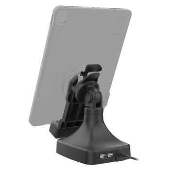 RAM-GDS-DOCK-D14-U1C-2A:RAM-GDS-DOCK-D14-U1C-2A_3:GDS Uni-Conn™ Tilt & Swivel Dock with USB-C + Data