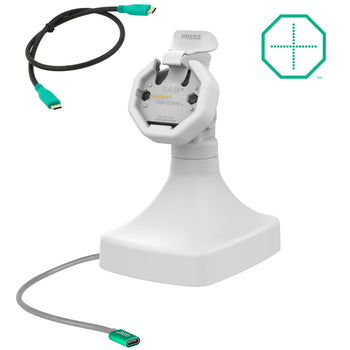 RAM-GDS-DOCK-D14-U3C-GRY:RAM-GDS-DOCK-D14-U3C-GRY_1:GDS Uni-Conn™ Powered Tilt & Swivel Dock with USB-C - Gray