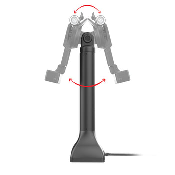 RAM-GDS-DOCKLR-D11-14-U1C:RAM-GDS-DOCKLR-D11-14-U1C_4:GDS Uni-Conn™ 14" Locking Pedestal Dock with USB-C