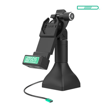 RAM-GDS-DOCKLR-D11-7-U1C:RAM-GDS-DOCKLR-D11-7-U1C_1:GDS Uni-Conn™ 7" Locking Pedestal Dock with USB-C