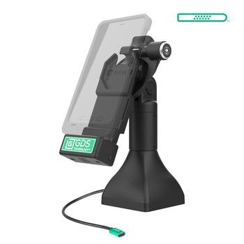 RAM-GDS-DOCKLR-D11-7-U1C:RAM-GDS-DOCKLR-D11-7-U1C_2:GDS Uni-Conn™ 7" Locking Pedestal Dock with USB-C