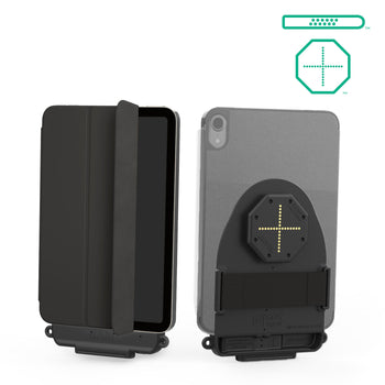 RAM-GDS-TABC-F1DB:RAM-GDS-TABC-F1DB_1:RAM GDS TAB-CONN WITH D SHAPE CONNECTOR AND REAR POGOS FOR UNVERSAL FOLIO STYLE CASES