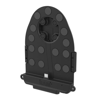 RAM-GDS-TABC-F1DB:RAM-GDS-TABC-F1DB_3:RAM GDS TAB-CONN WITH D SHAPE CONNECTOR AND REAR POGOS FOR UNVERSAL FOLIO STYLE CASES