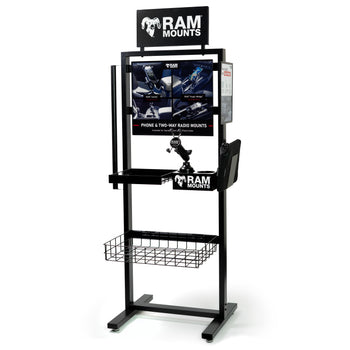 RAM-DISPLAY-MODULAR1-GENERIC:RAM-DISPLAY-MODULAR1-GENERIC_1:RAM Standing Floor Display with Baskets