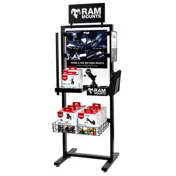 RAM-DISPLAY-MODULAR1-GENERIC:RAM-DISPLAY-MODULAR1-GENERIC_2:RAM Standing Floor Display with Baskets
