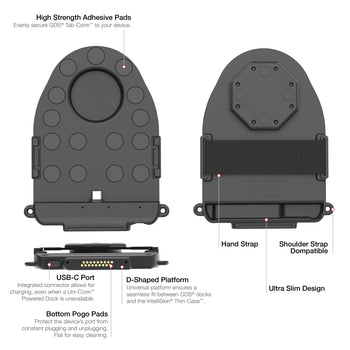 RAM-GDS-TABC-F1D:RAM-GDS-TABC-F1D_4:GDS Tab-Conn™ for Folio Style Cases (D Shape Pogo Pads)