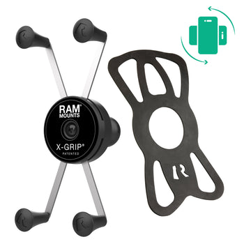 RAM-HOL-UN10BRU:RAM-HOL-UN10BRU_2:RAM Rotating X-Grip Large Phone Holder with Ball - B Size