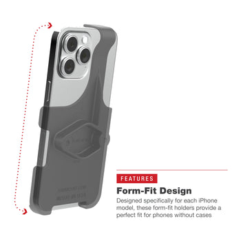 RAM-HOL-AP38BU:RAM-HOL-AP38BU_6:RAM Form-Fit Holder for iPhone 13, 13 Pro, 14, 14 Pro & 15 with Ball