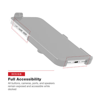 RAM-HOL-AP38BU:RAM-HOL-AP38BU_8:RAM Form-Fit Holder for iPhone 13, 13 Pro, 14, 14 Pro & 15 with Ball