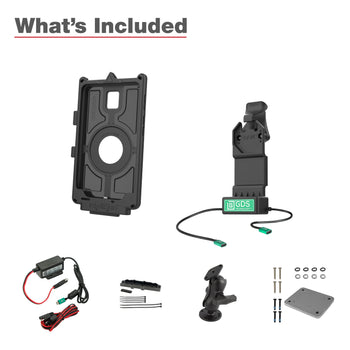 RAM-GDS-U1-SAM90-KIT4:RAM-GDS-U1-SAM90-KIT4_4:GDS Uni-Conn™ Klein VALOR PTT Vehicle Bundle for Samsung Tab Active5