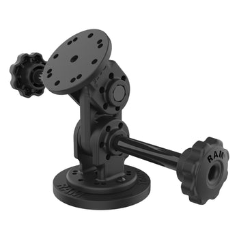 RAP-101-PV4-2S-MAG88U:RAP-101-PV4-2S-MAG88U_1:RAM Dual Straight Pivot Magnetic Mount with Knob
