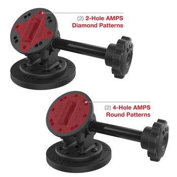 RAP-101-PV4-MAG88U:RAP-101-PV4-MAG88U_4:RAM Single Pivot Magnetic Mount with Knob