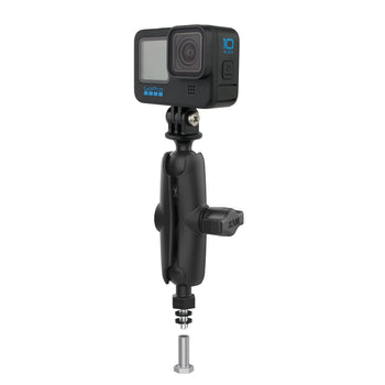 RAP-B-379-252062-2SLW-A-GOP1U:RAP-B-379-252062-2SLW-A-GOP1U_1:RAM Tough-Ball™ for Bronco Hood Tie Down with Action Camera Adapter