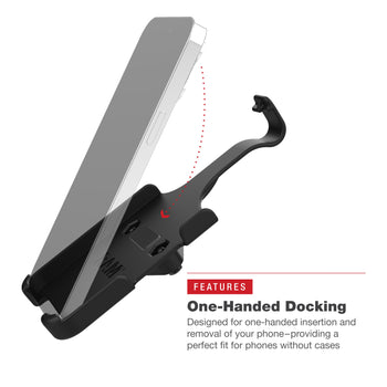 RAM-HOL-AP38-1U:RAM-HOL-AP38-1U_6:RAM Form-Fit Holder for Apple iPhone 15 Pro