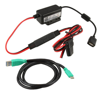 RAM-GDS-CHARGE-USBC-V7B1U:RAM-GDS-CHARGE-USBC-V7B1U_1:GDS Modular 10-30V Hardwire Charger with Type-C Cable