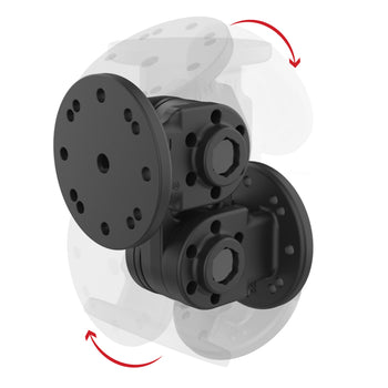 RAP-101-PV4-2S-NKU:RAP-101-PV4-2S-NKU_2:RAM Dual Straight Pivot Mount
