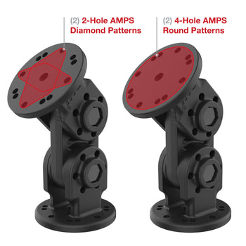 RAP-101-PV4-2S-NKU:RAP-101-PV4-2S-NKU_4:RAM Dual Straight Pivot Mount