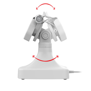 RAM-GDS-DOCKLR-D14-U3E-GRY:RAM-GDS-DOCKLR-D14-U3E-GRY_3:GDS Uni-Conn™ Powered Locking Tilt & Swivel Dock with PoE - Gray
