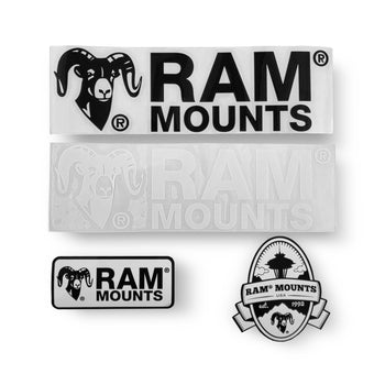 RAM Mounts Sticker Kit – 4-Pack (Decals & Stickers)