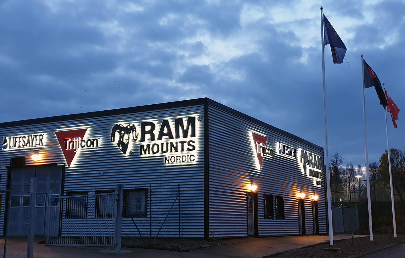 RAM Nordic head office and warehouse