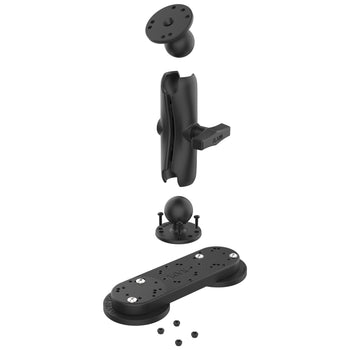 RAM-101-333-MAG88U:RAM-101-333-MAG88U_2:RAM Tough-Mag™ Double Magnetic Heavy Duty Mount - C Size Medium