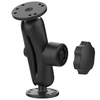 RAM-101-KEY5U:RAM-101-KEY5U_1:RAM Double Ball Mount with Pin-Lock™ Security Knob - C Size Medium