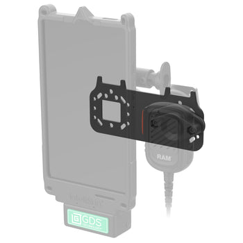 RAM-101-MIC4-508U:RAM-101-MIC4-508U_2:RAM® Short Bracket for PTT Microphones with Magnetic Adapter