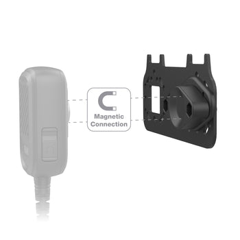 RAM-101-MIC4-508U:RAM-101-MIC4-508U_4:RAM® Short Bracket for PTT Microphones with Magnetic Adapter
