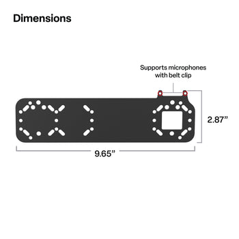 RAM-101-MIC5U:RAM-101-MIC5U_4:RAM Standard Bracket Adapter for PTT Remote Speaker Microphones