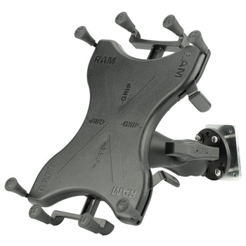 RAM-101B2-UN9U:RAM-101B2-UN9U_2:RAM X-Grip Dashboard Mount with Backing Plate for 9"-11" Tablets