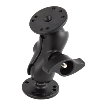 RAM-101MU-B:RAM-101MU-B_1:RAM Double Ball Mount with Metal Knob - C Size Short