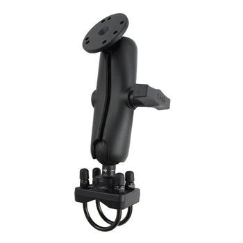 RAM-101U-235-1:RAM-101U-235-1_1:RAM Double U-Bolt Rail Mount for Larger Rails