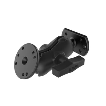 RAM-101U-B-CRO1:RAM-101U-B-CRO1_1:RAM Universal Double Ball Mount for Crown Work Assist - Short