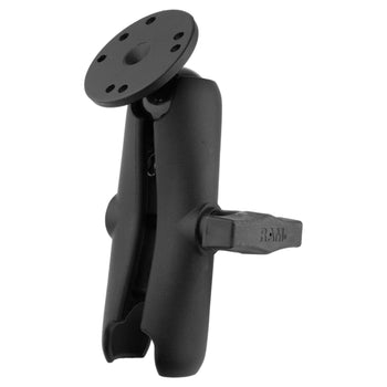 RAM-103U:RAM-103U_1:RAM Double Socket Arm with Round Ball Plate - C Size Medium