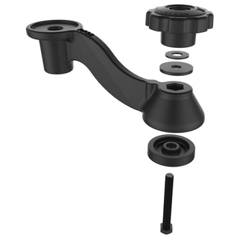 RAM-109-1APU:RAM-109-1APU_3:RAM® 6" Curved Swing Arm for Horizontal/Vertical Mounts