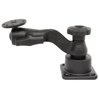 RAM-109H-3BU:RAM-109H-3BU_1:RAM Horizontal 6" Swing Arm Mount with Fixed Ball & Socket Joint
