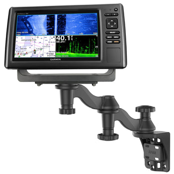 RAM-109V-1:RAM-109V-1_1:RAM Vertical 12" Swing Arm Mount for Fishfinders & Plotters