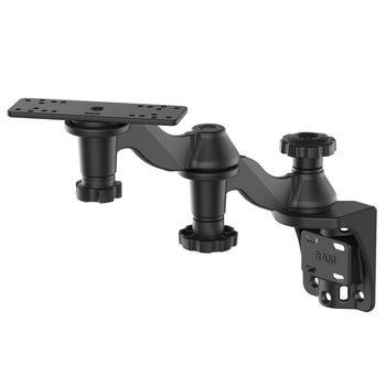 RAM-109V-1:RAM-109V-1_2:RAM Vertical 12" Swing Arm Mount for Fishfinders & Plotters