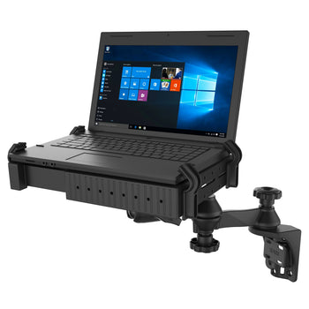 RAM-109V-234U:RAM-109V-234U_1:RAM Tough-Tray™ Laptop Holder with Vertical Swing Arm Mount