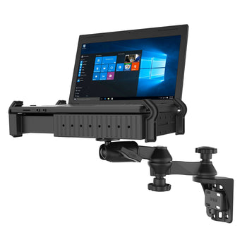 RAM-109V-234U:RAM-109V-234U_3:RAM Tough-Tray™ Laptop Holder with Vertical Swing Arm Mount
