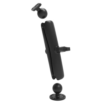 RAM-138U-D:RAM-138U-D_2:RAM Double Ball Mount with Diamond Plate Adapter - Long